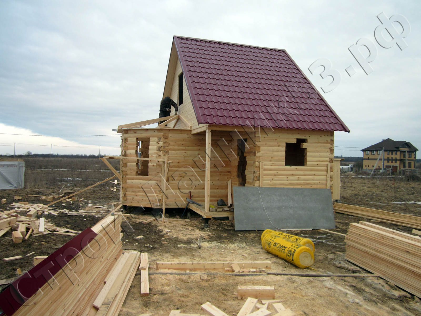 Ведутся кровельные работы