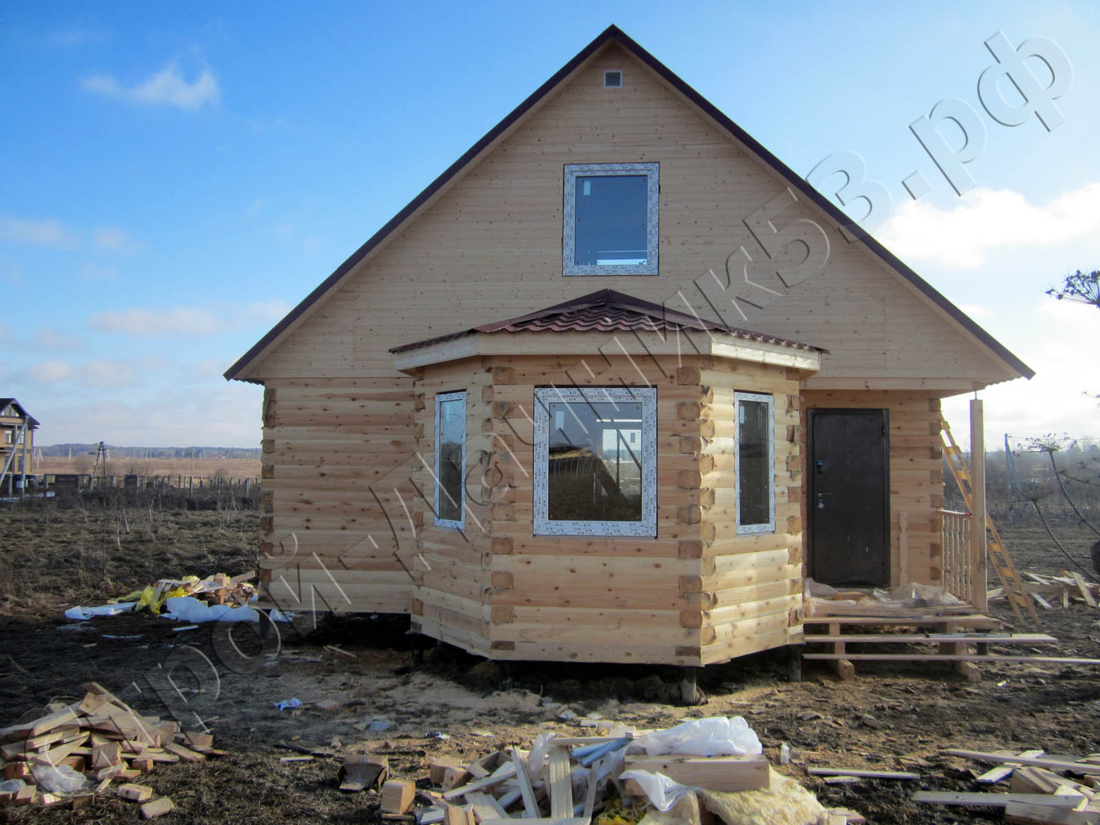 Двухэтажная баня 6х75м Деревня Аннолово Ленинградская область Тосненский район