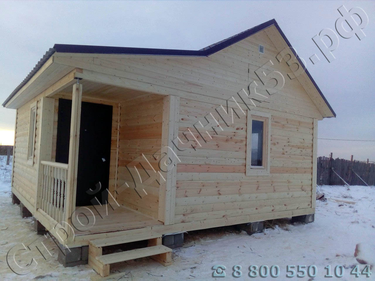 Деревня Калачева Ивановской области Фасад бани