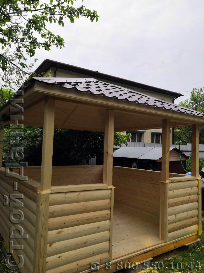 Беседка незаменимый атрибут на дачном участке