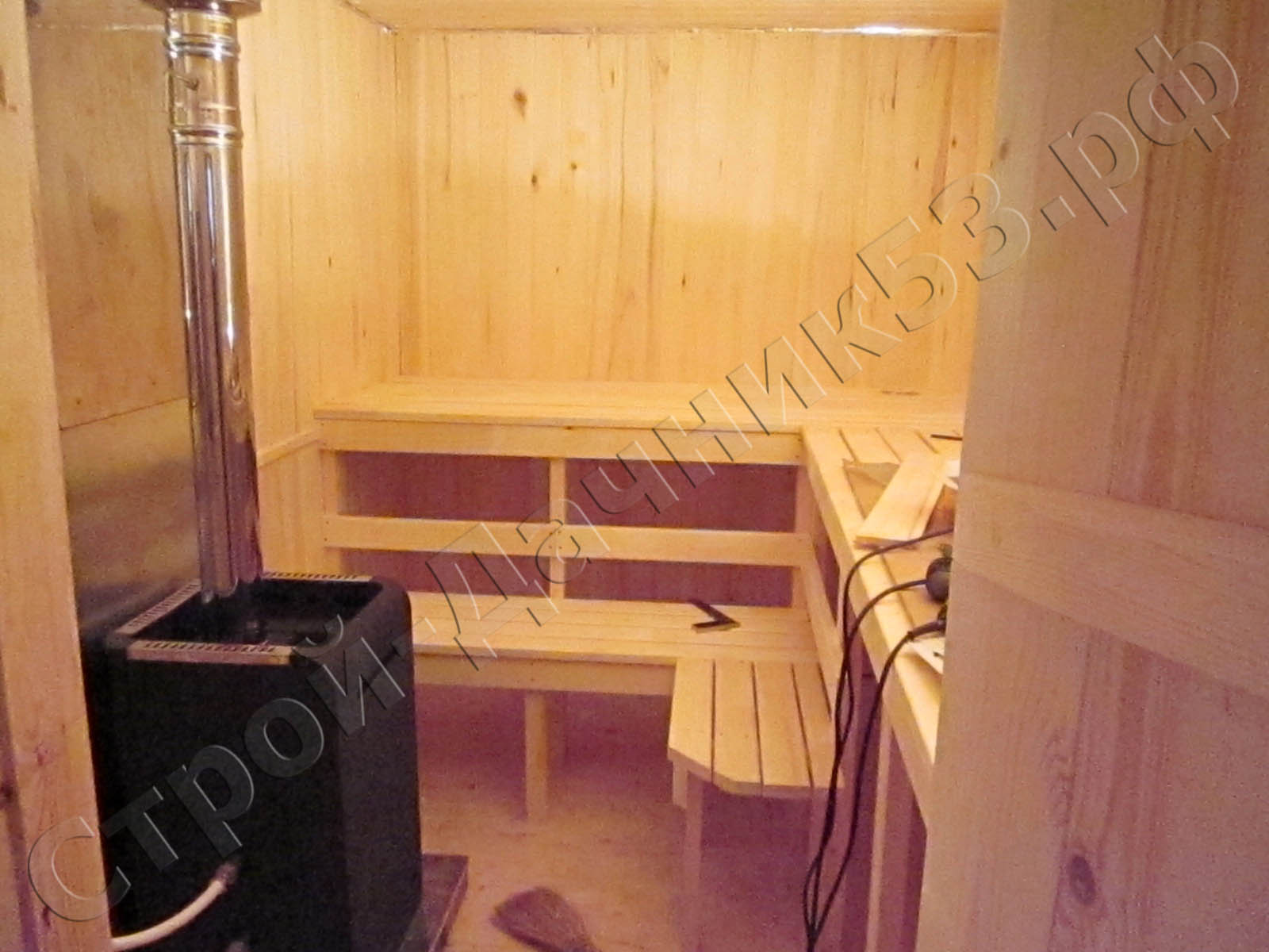 Парное отделение с полками