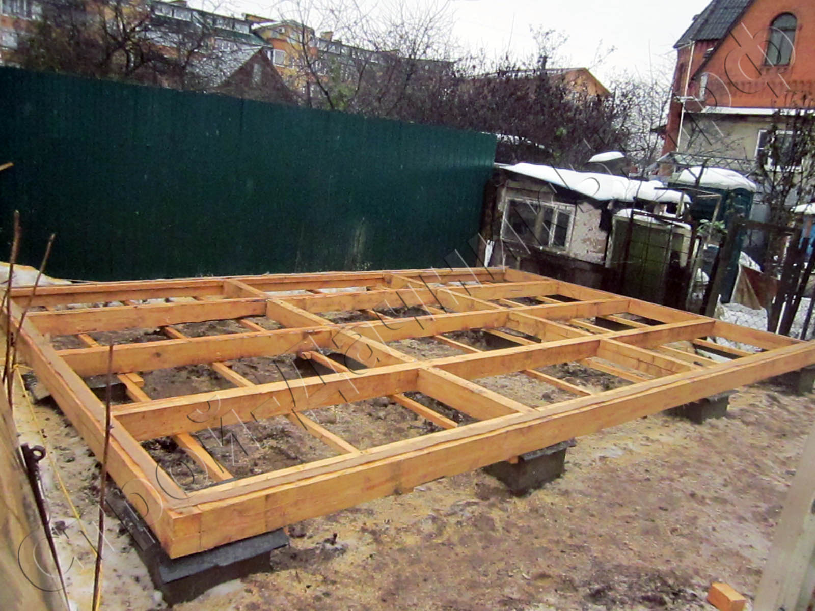 Обвязка бани