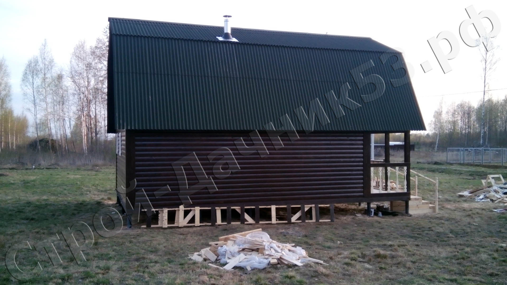 Вид бани с восточной стороны