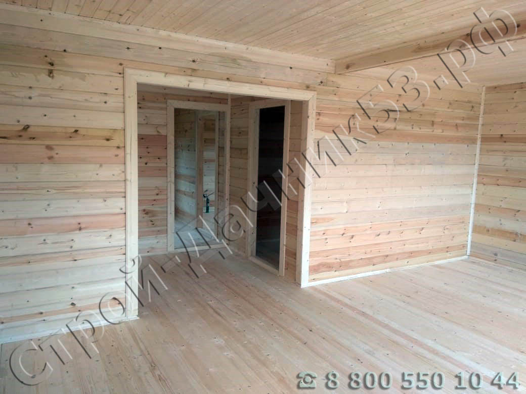 Внутренняя отделка, арка отлично вписывается в данном помещении