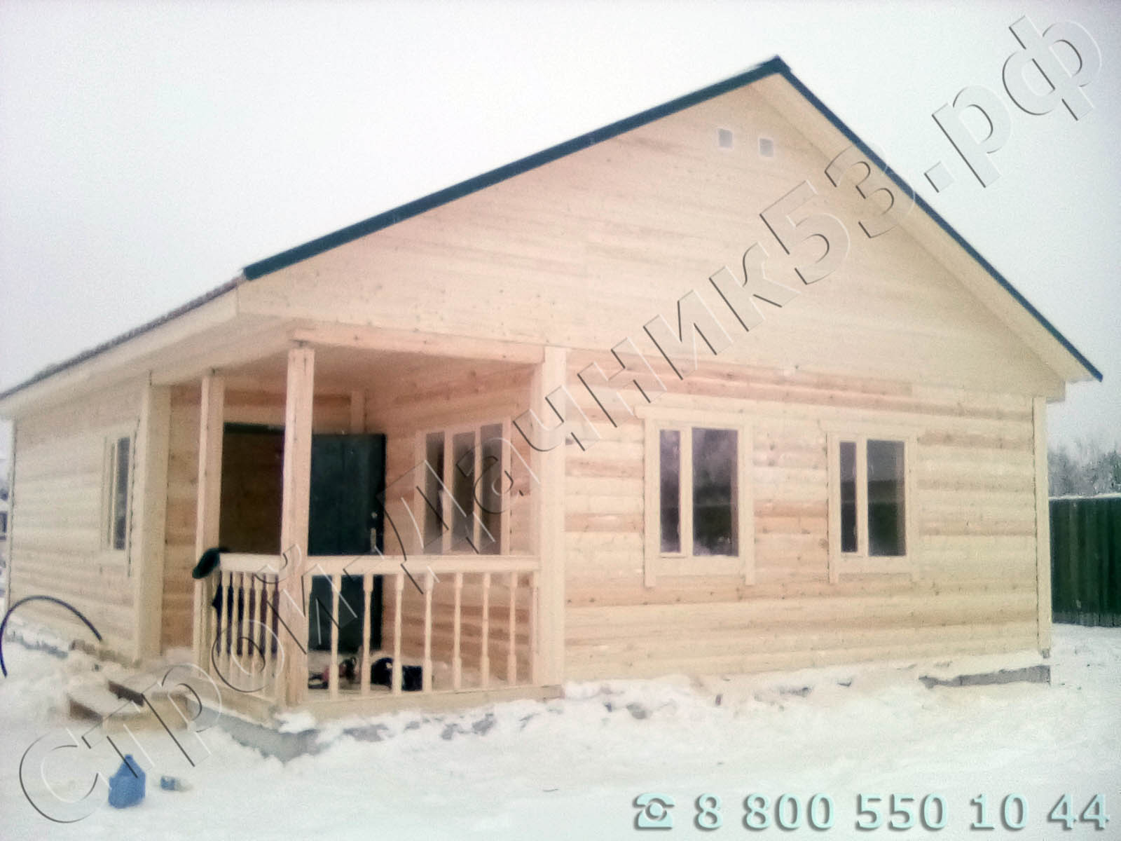 Посёлок Кадуй,  Вологодская область, одноэтажный  дом 9 × 9 м 81 м²