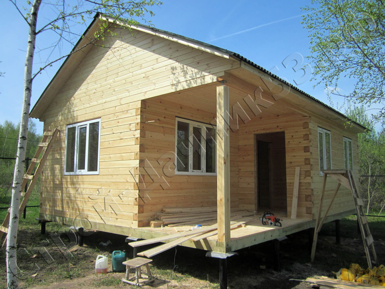 Кровельные работы закончены