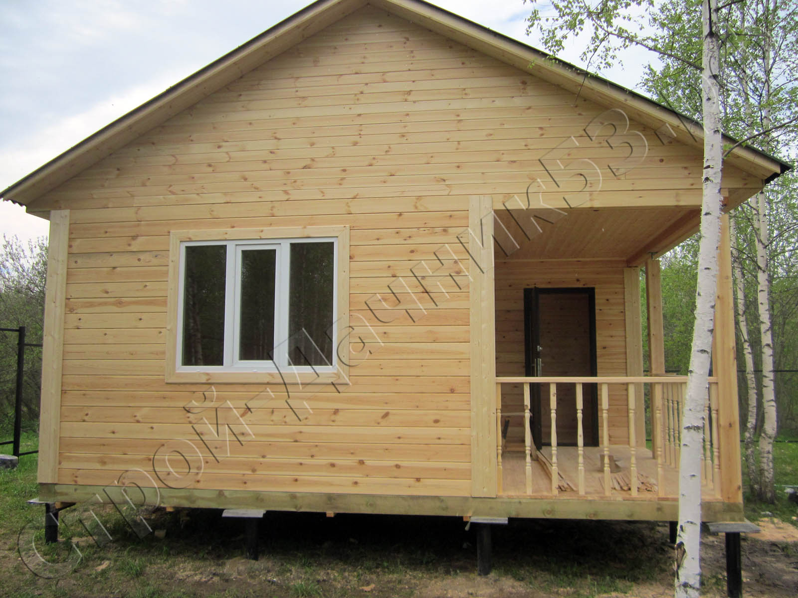 Фасадная часть дома