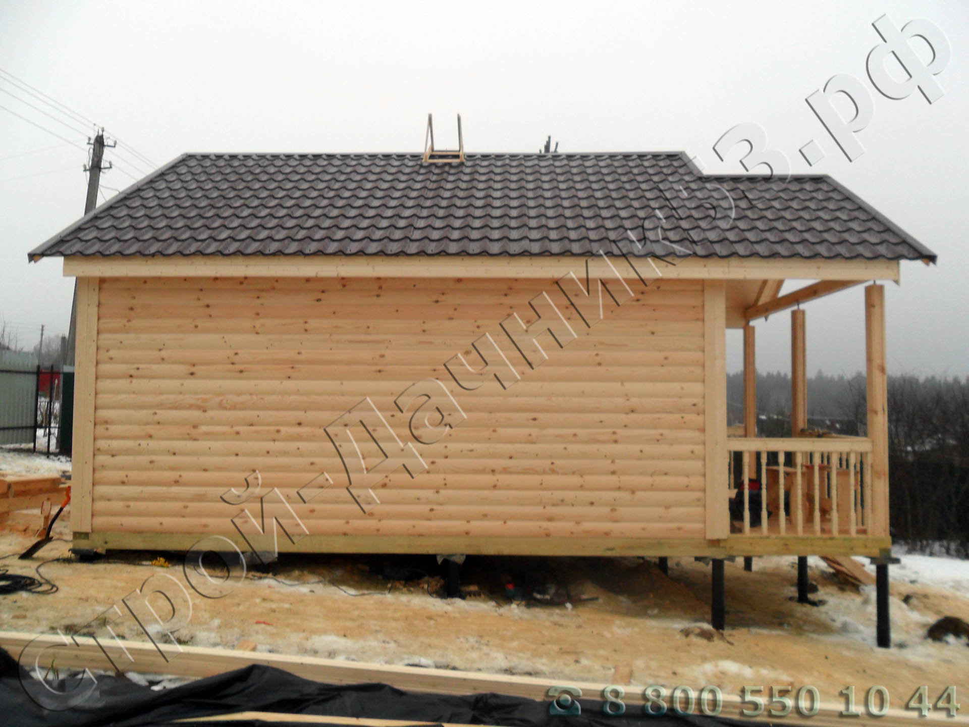 Вид дома с боку