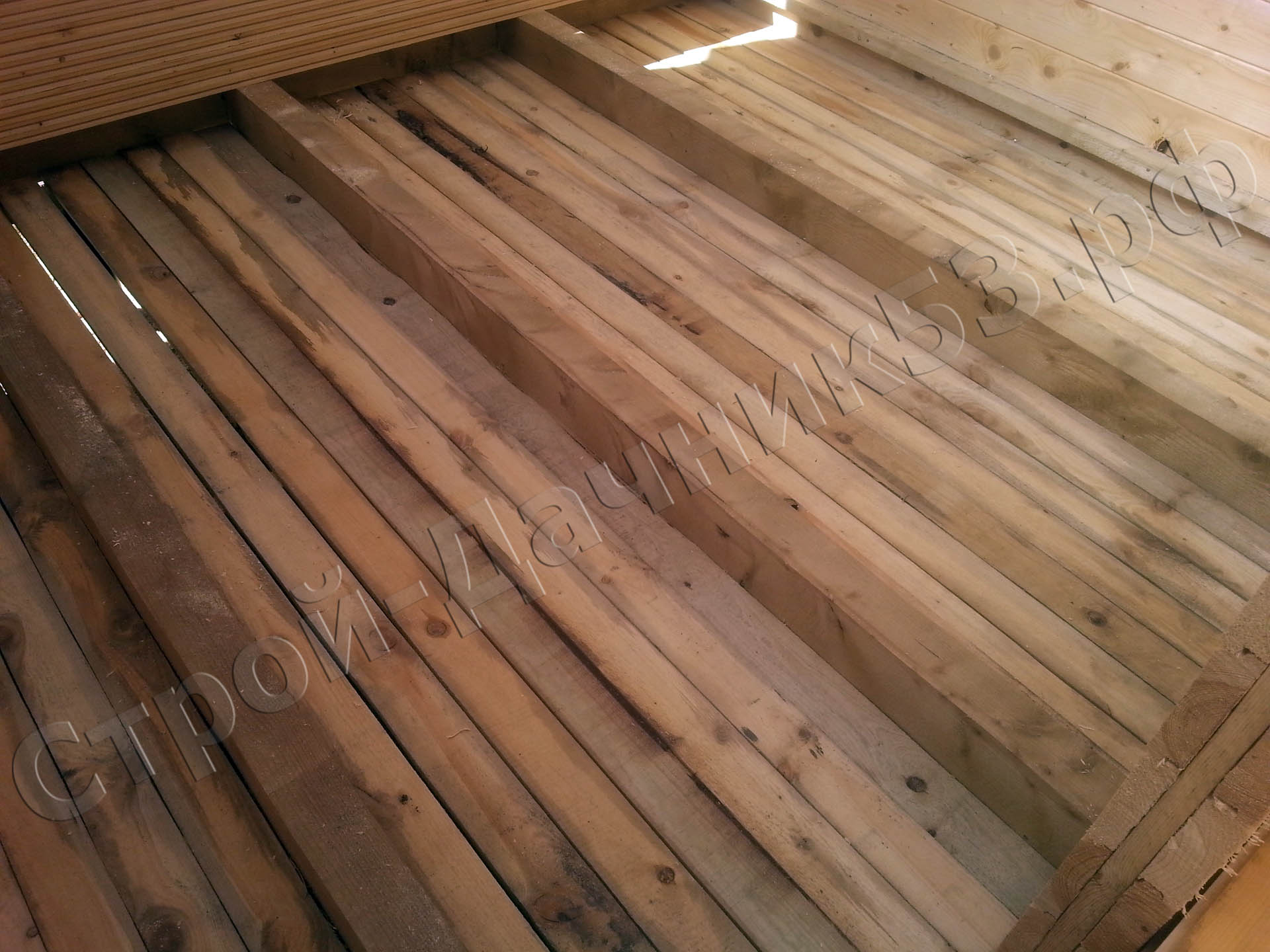 Черновой пол дома