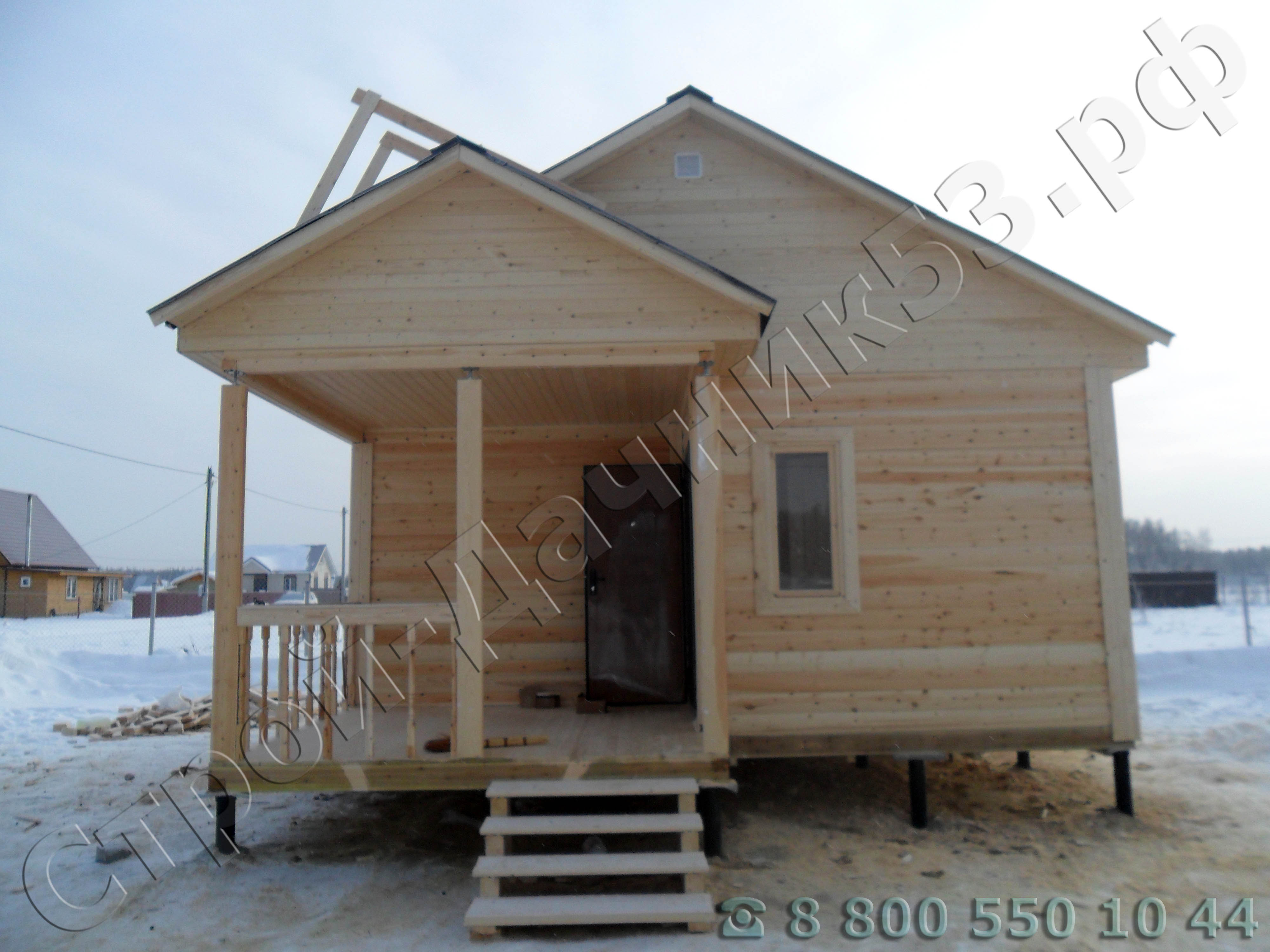 Лицевая сторона фасад