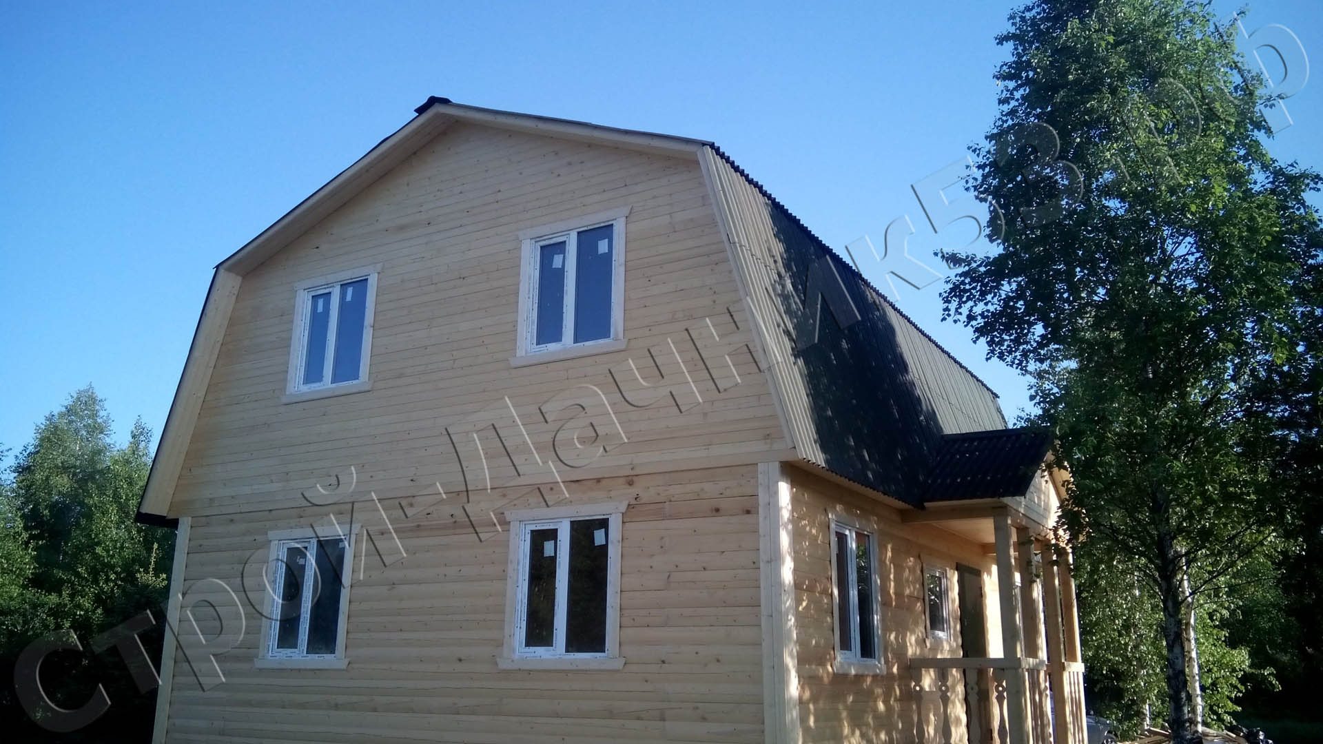 Фасад дома с северной части