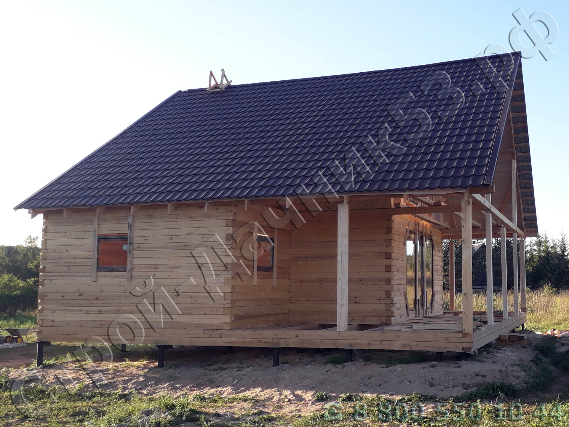 Вид дома с боку