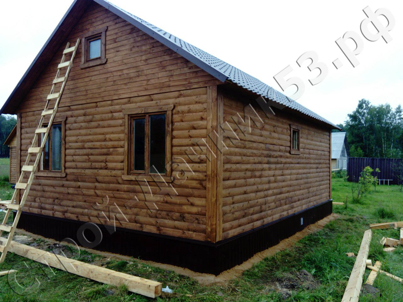 Задняя часть дома