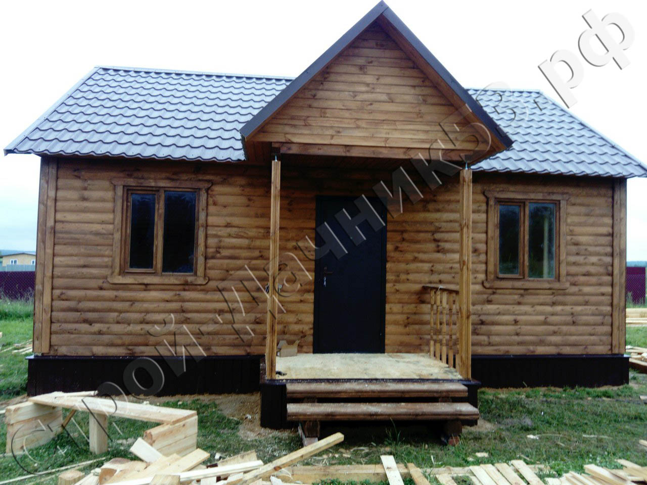 Фасадная часть дома