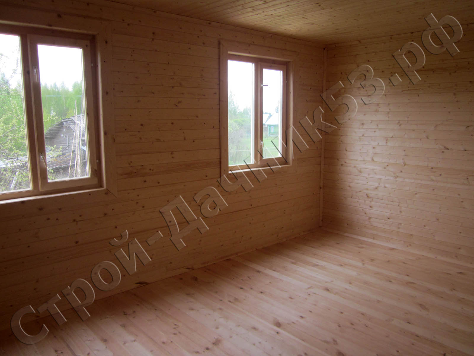 Внутренняя отделка комната на мансарде