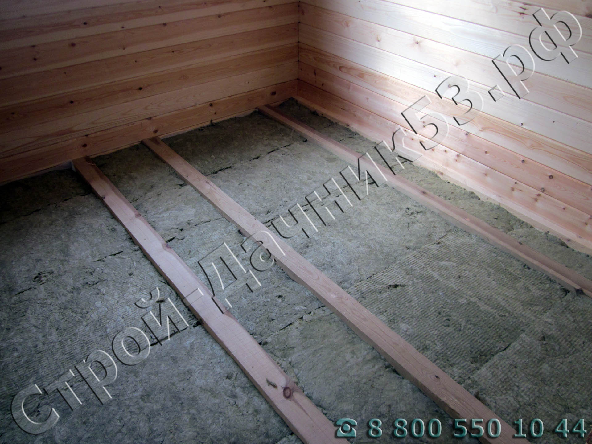 Утепление пола базальтовыми плитами роквул в 100 мм