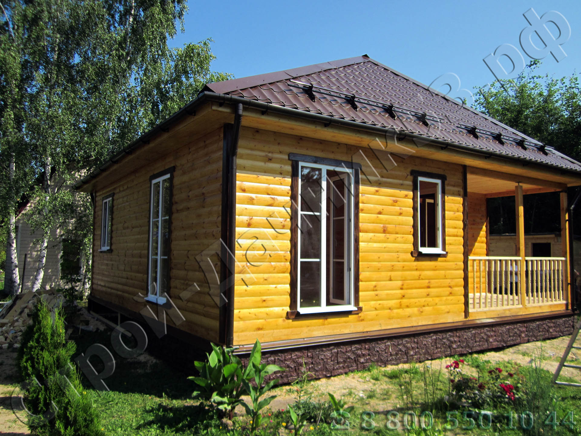 Вид дома с боку