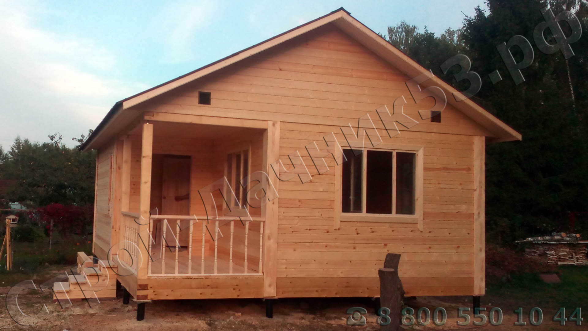 Вид дома со стороны гостинной