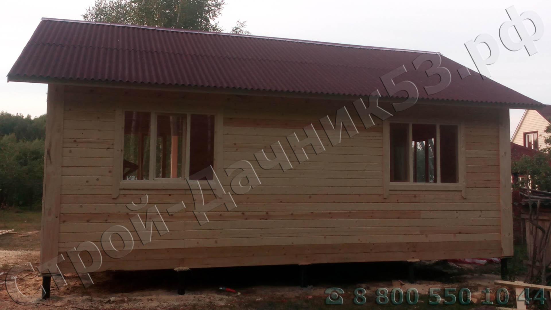 Вид дома со стороны кухни с/у гостинной