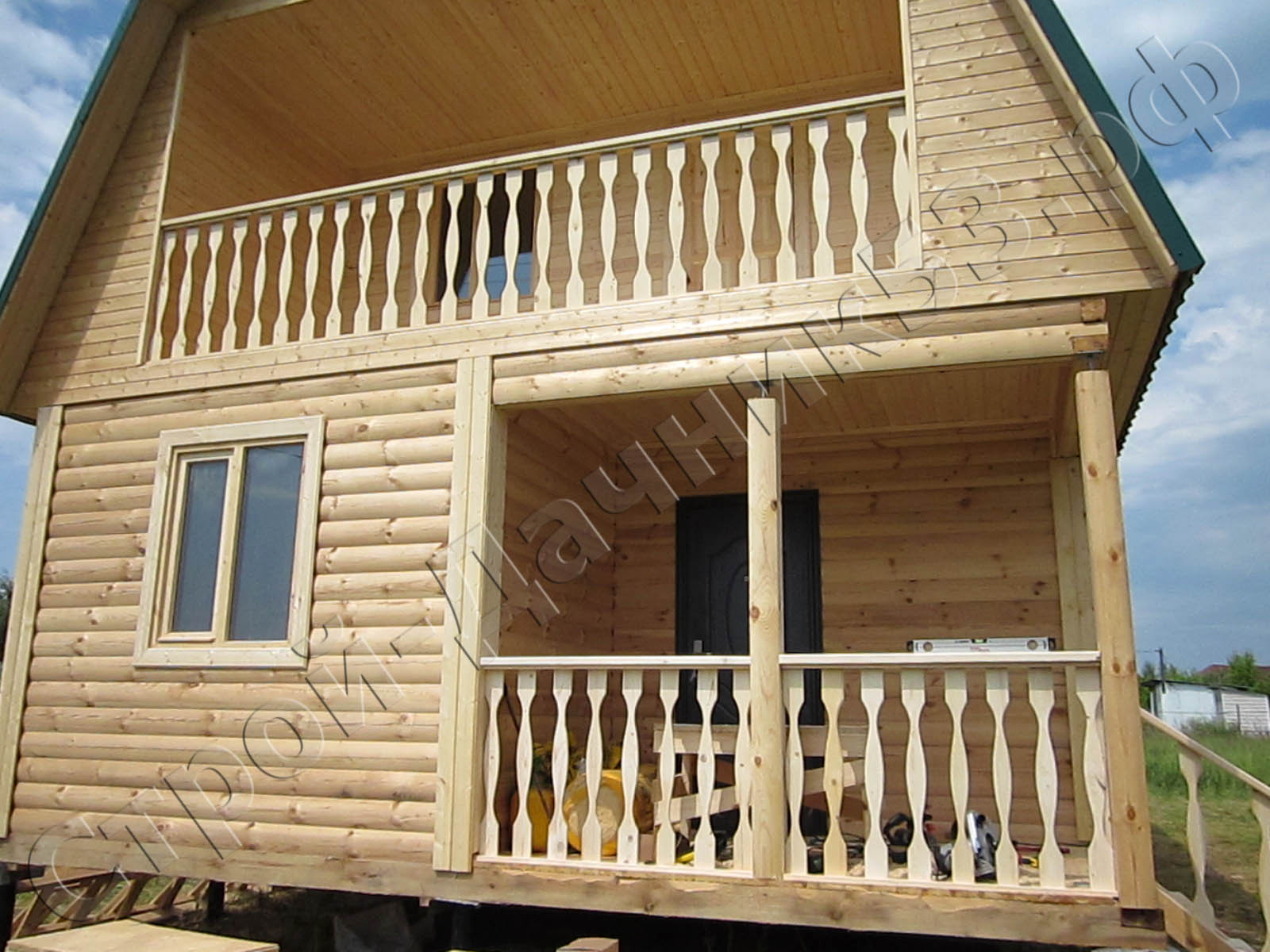 Лицевая сторона дома