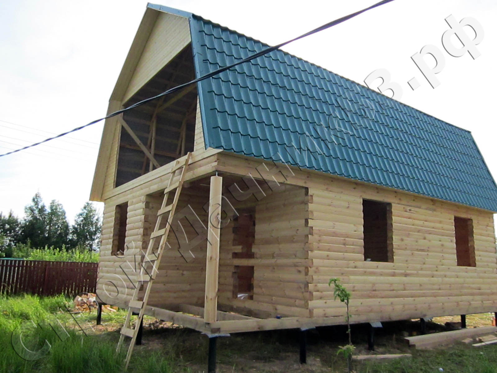 Начало работ по внутренней отделке дома