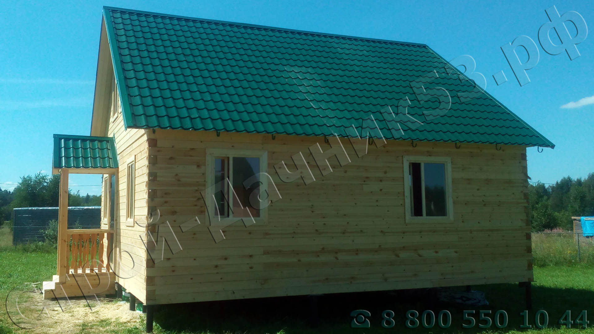 Вид дома с боку