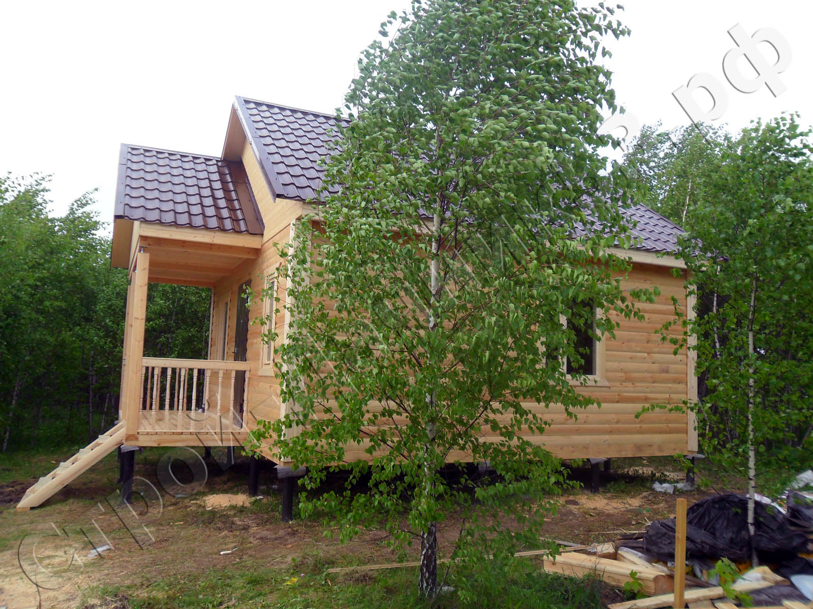 Вид дома с боку