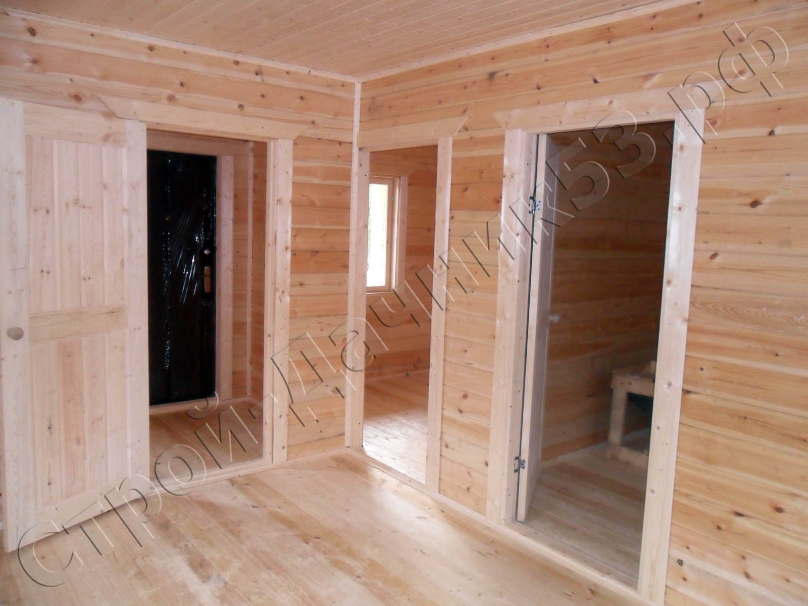 Внутренняя отделка вид с кухни столовой