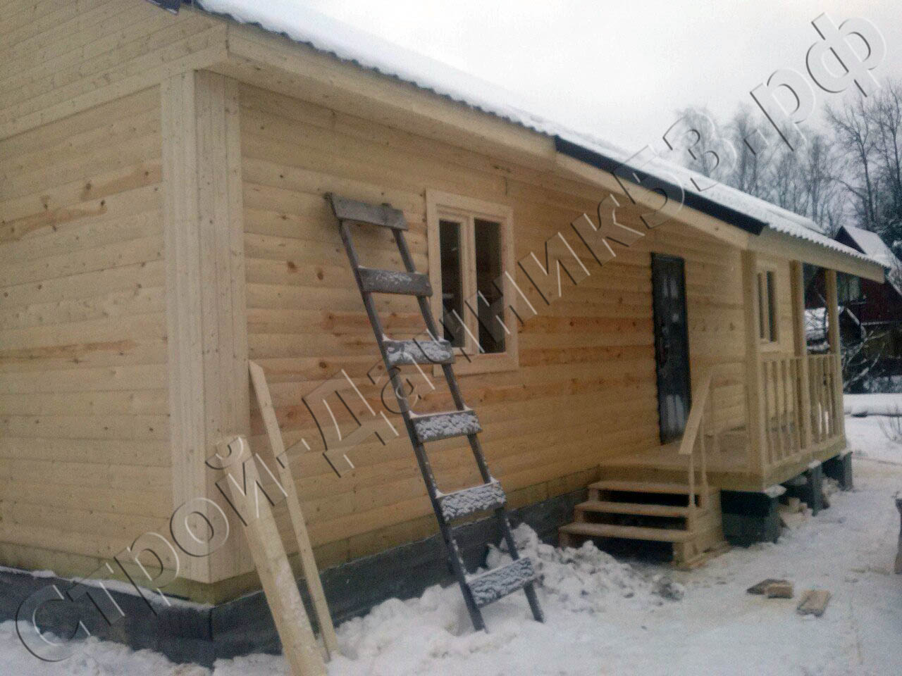 Фасадная часть дома