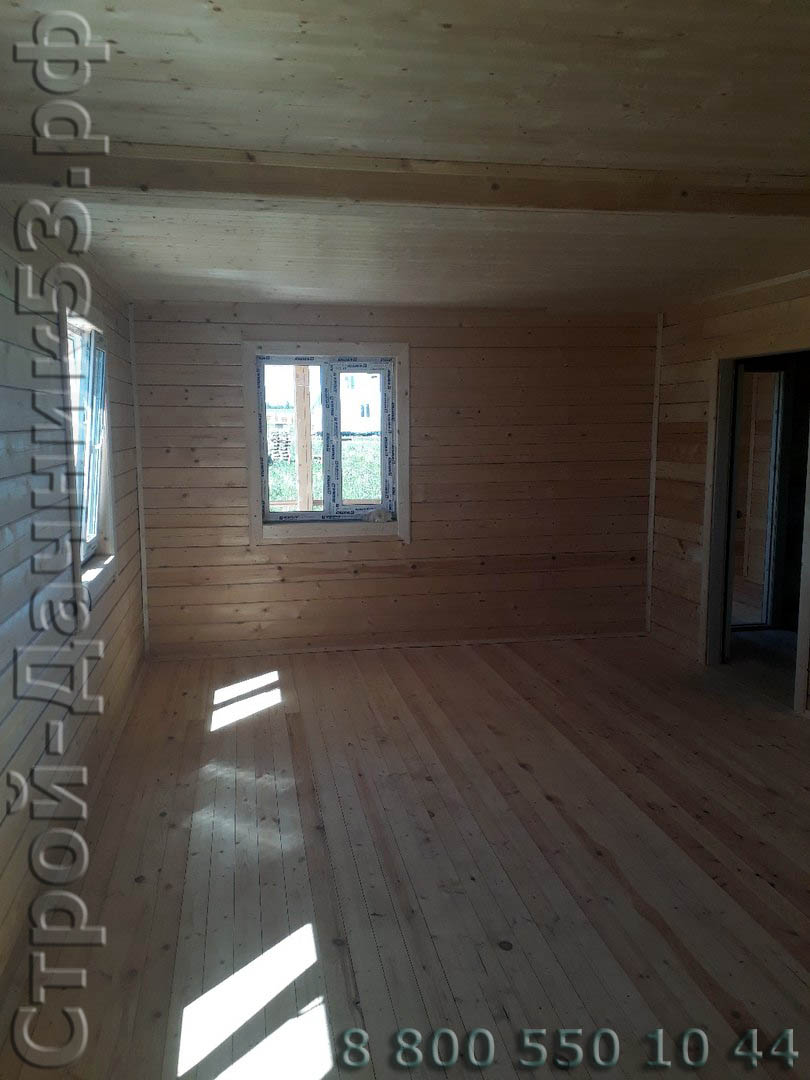 Первый этаж гостинная