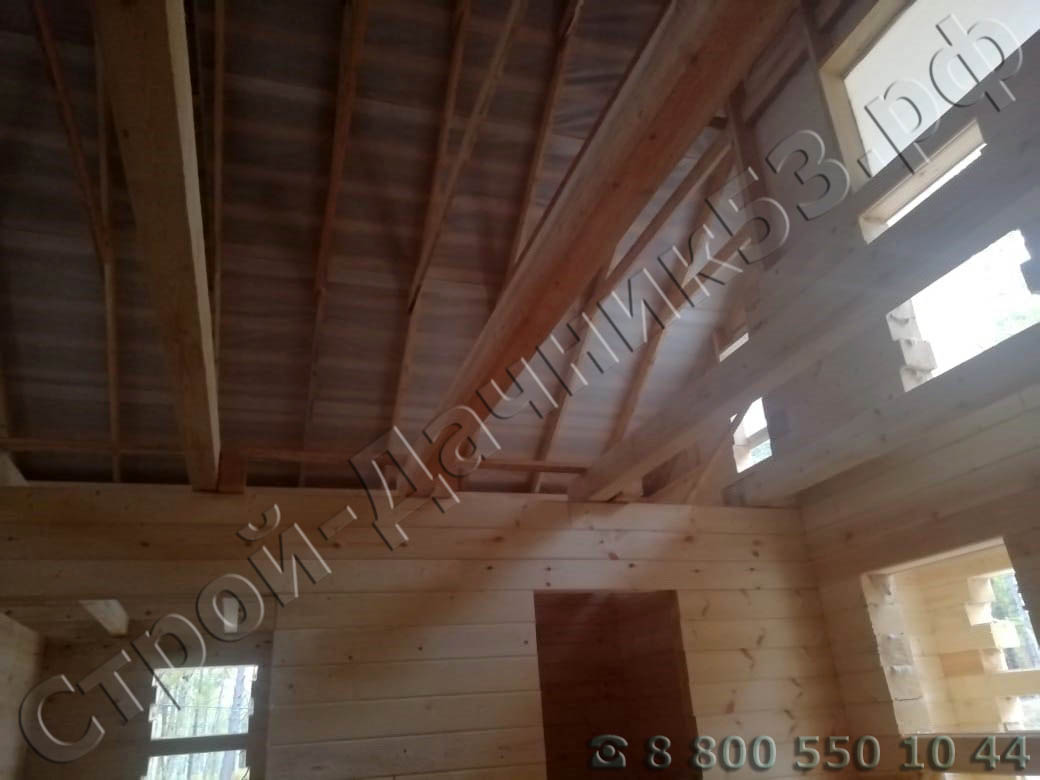 Дом внутри. Стропильная система