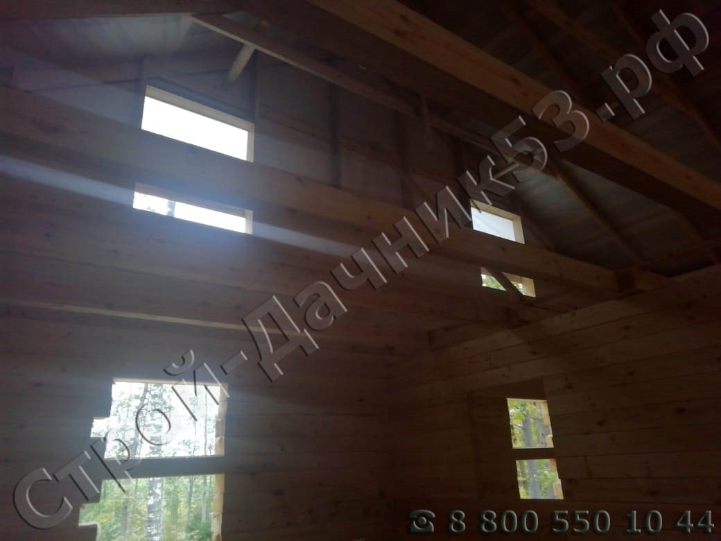 Фронтоны из обрезной доски 150 × 40 мм