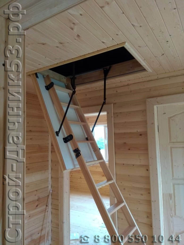 Лестница на чердачное помещение