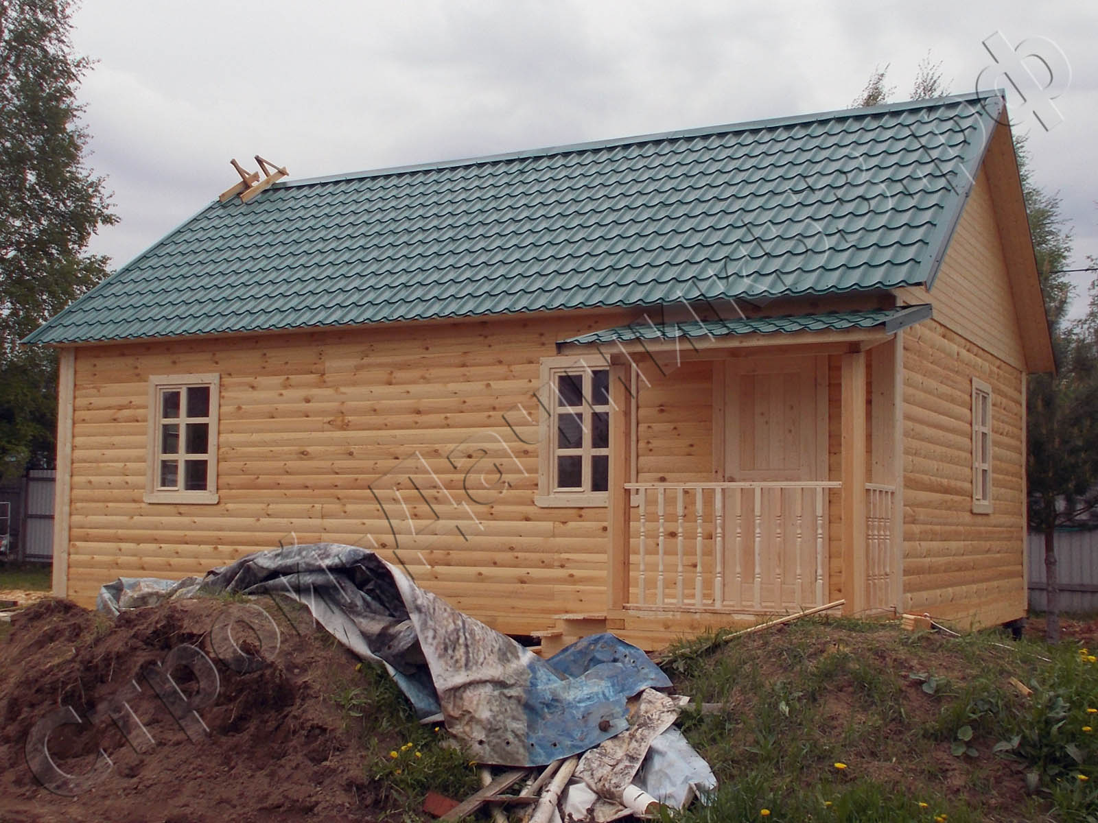 Деревня Тимошкино Дмитровский район Московская область Вид дома с лицевой стороны