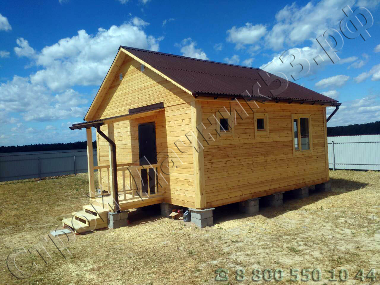 Вид дома со стороны ванной, с.у., комнаты