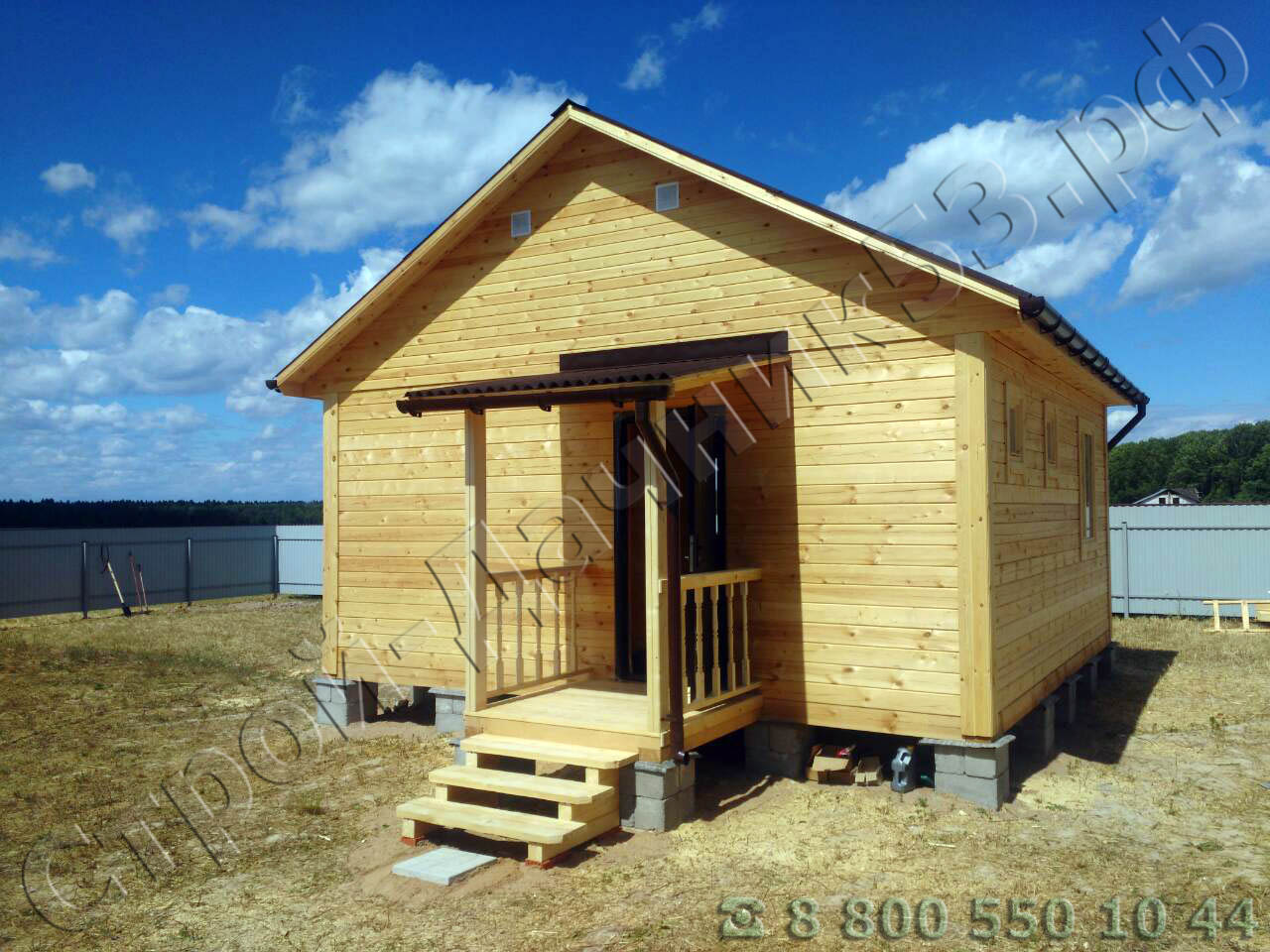 Посёлок Балабаново Калужская область Вид готового дома