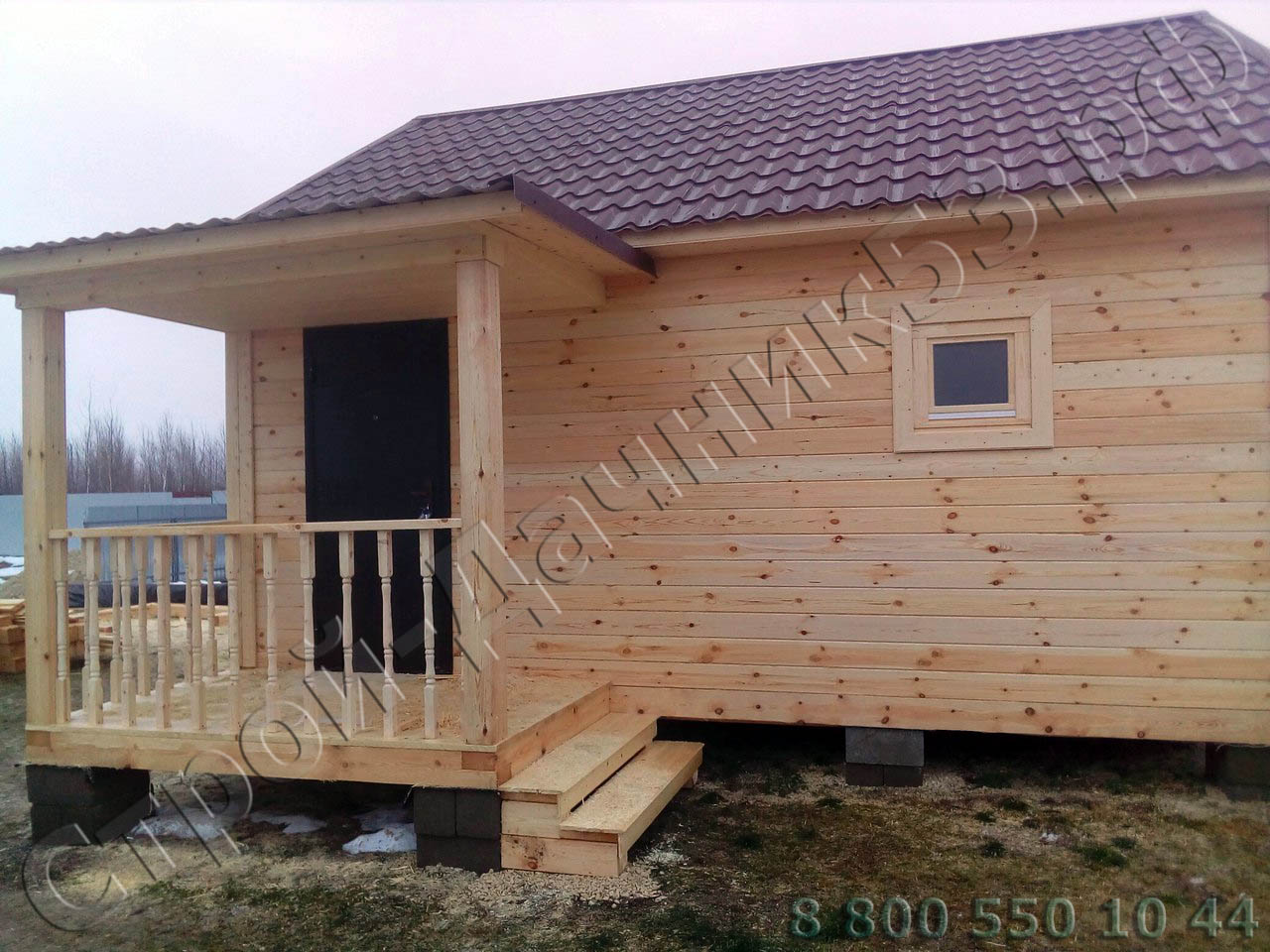 Лицевая часть дома