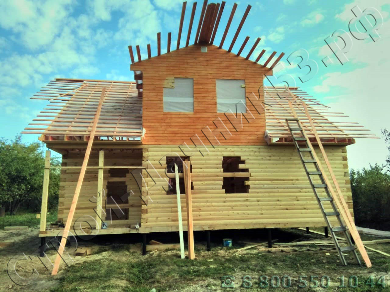 Монтаж обрешетки