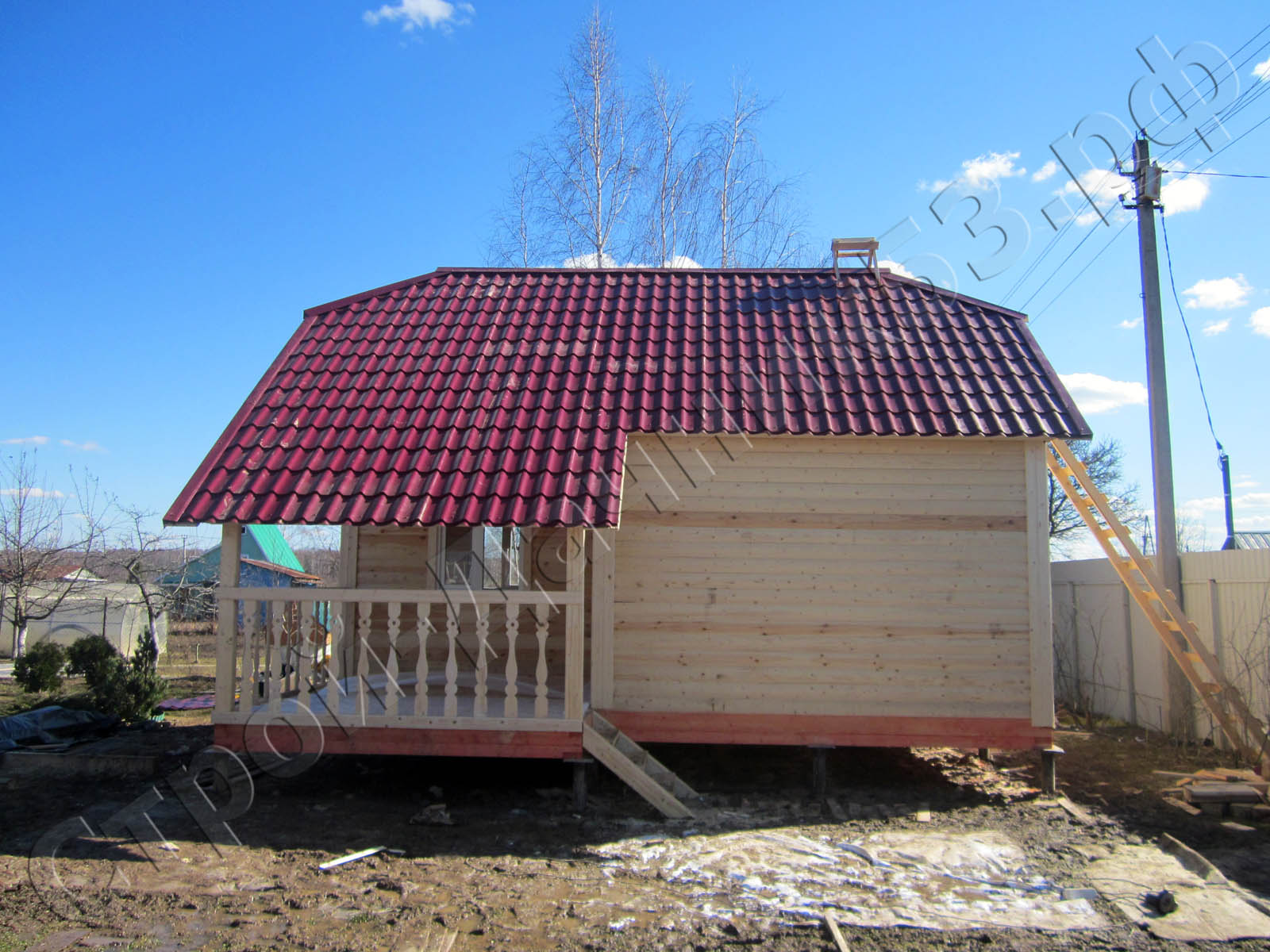 Кровельные работы закончены
