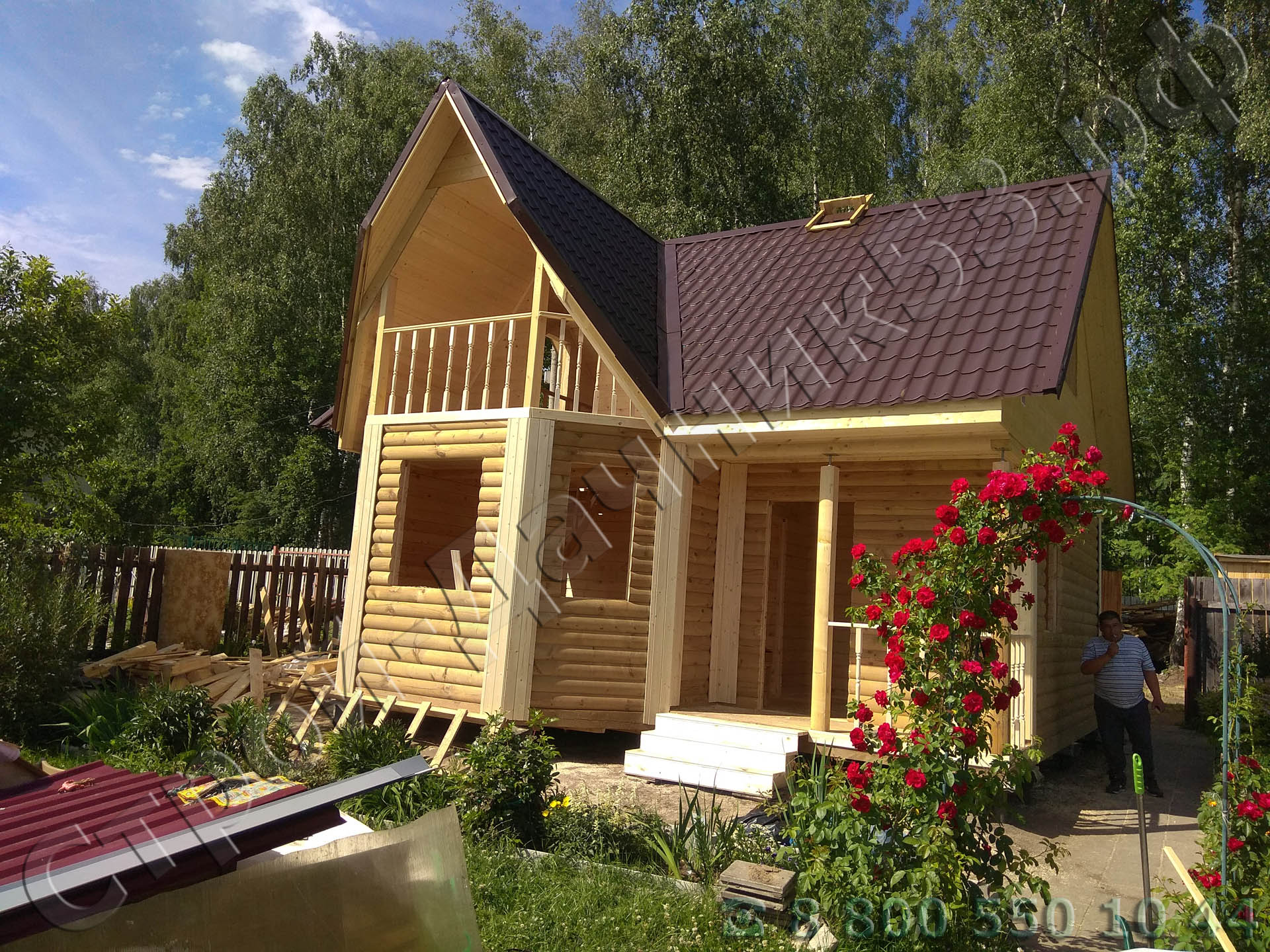 Вид дома с боку