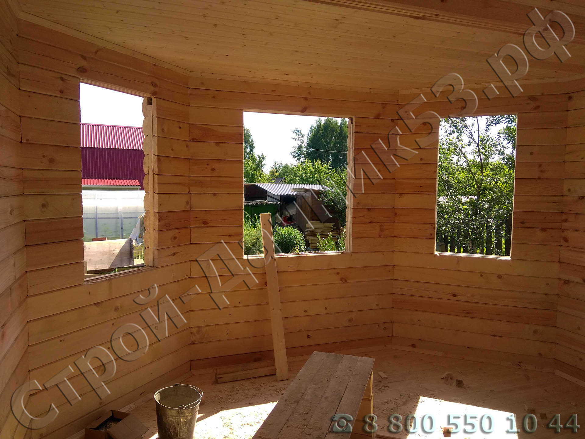 Эркер в кухне гостинной