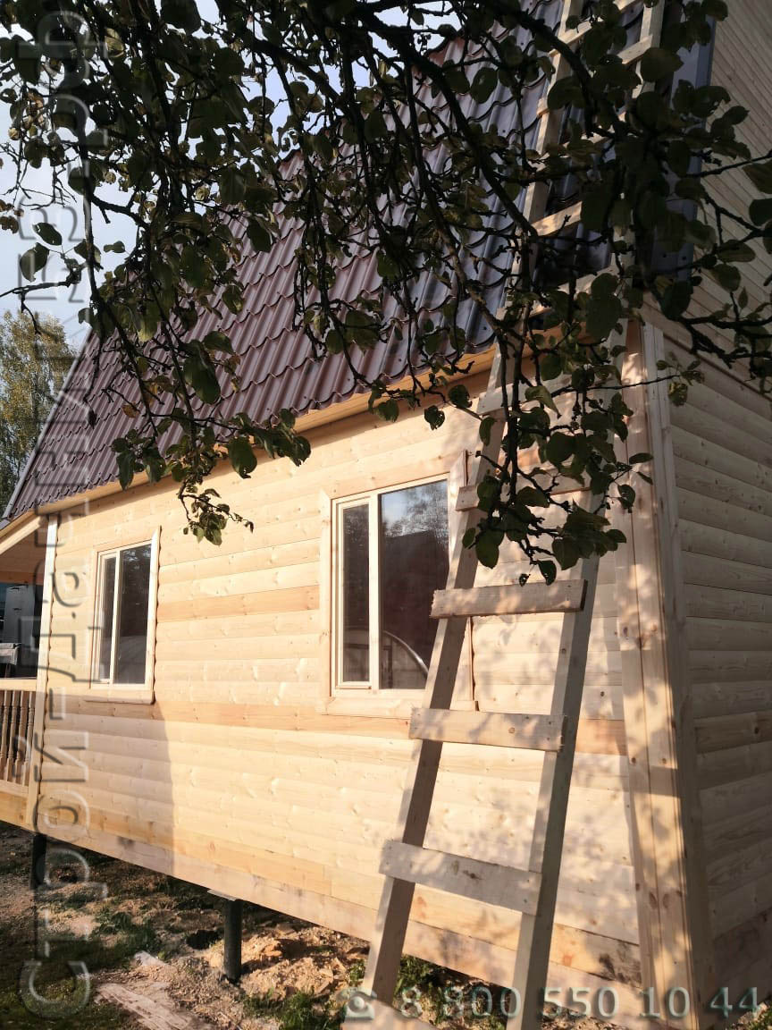 Дом со стороны кухни и гостинной