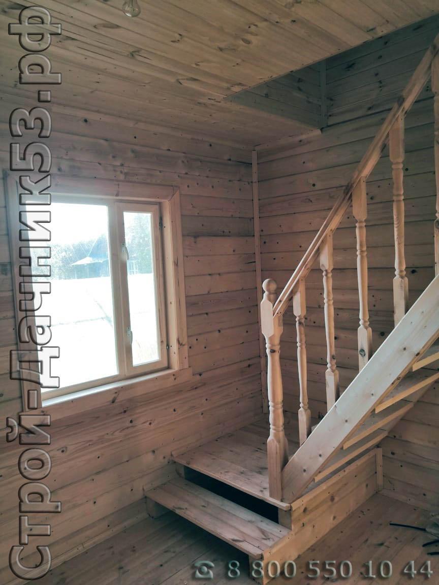 Двухмаршевая лестница