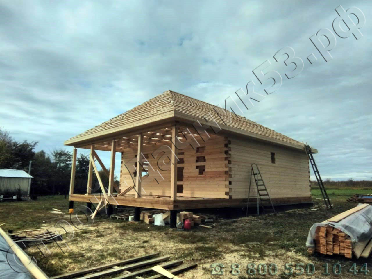 Монтаж стропильной системы