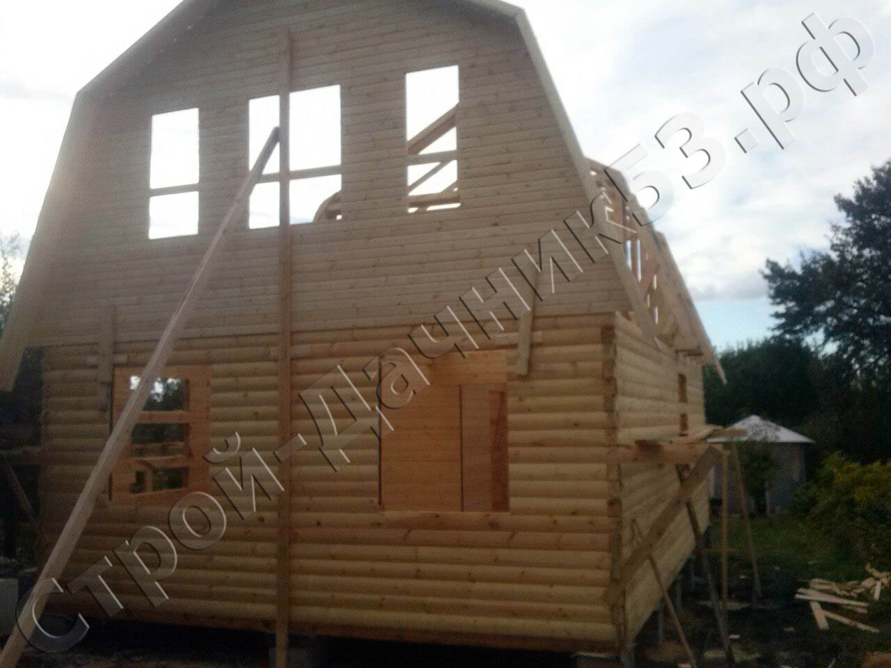 Монтаж стропильной системы