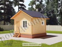 Проект бани Б-2