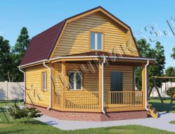 Проект бани Б-45