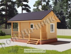 Проект бани Б-5