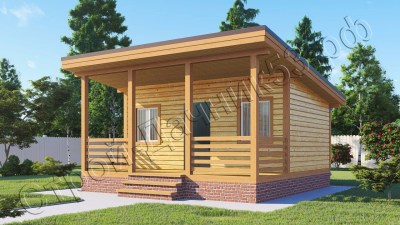 Проект каркасно-щитового дома Д–78