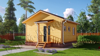 Проект каркасно-щитового дома Д–30